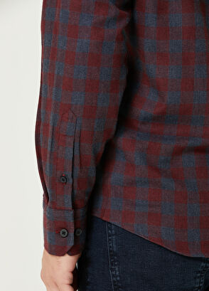 Beymen Club Comfort Fit Bordo Gömlek - 7
