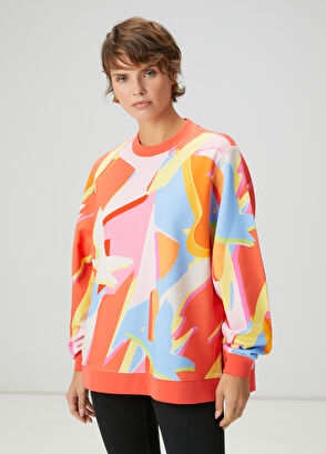 Beymen Club Çok Renkli Kuş Desenli Sweatshirt - 4