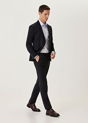 Beymen Club Navy Blue Wool Suit - 3