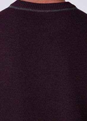 Beymen Club Plum Double-Sided Wool Sweater - 10