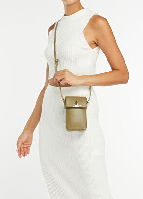 Beymen Club Milano Haki Kadın Deri Çanta - 3