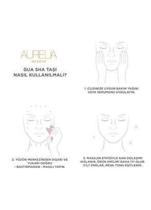 Aurelia Genève Ametyst Gua Sha Crystal Heart - 5
