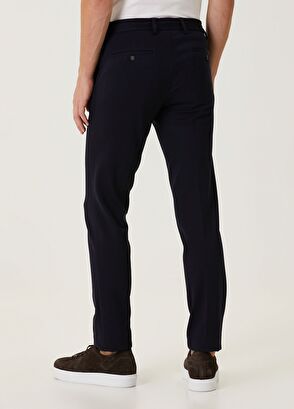 Beymen Club Lacivert Beli Kordonlu Nervürlü Örme Spor Pantolon - 4