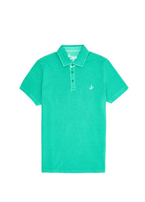 Beymen Club Comfort Fit Yeşil Polo Yaka T-shirt - 8