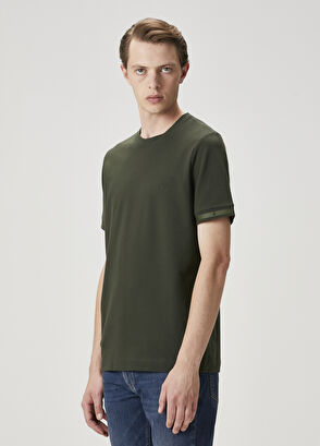 Beymen Club Haki Logo Baskılı T-shirt - 4