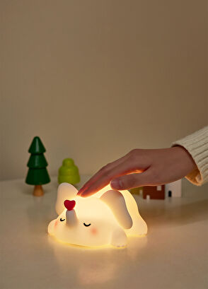 Acornia Love Elephant Silikon Çocuk Gece Lambası - 3