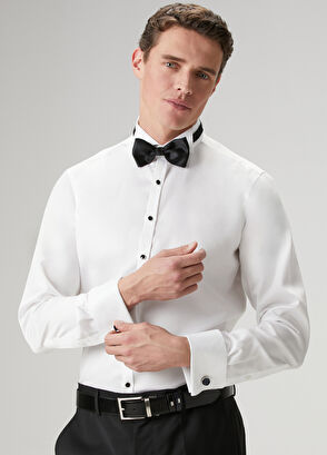 Beymen Club White Tuxedo Shirt - 3