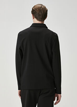 Beymen Club Comfort Fit Black Polo Sweatshirt - 5