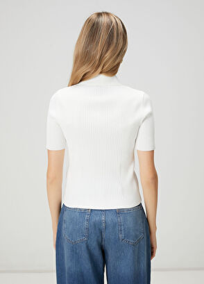 Beymen Club Off-White Fitted Knit Cardigan - 5