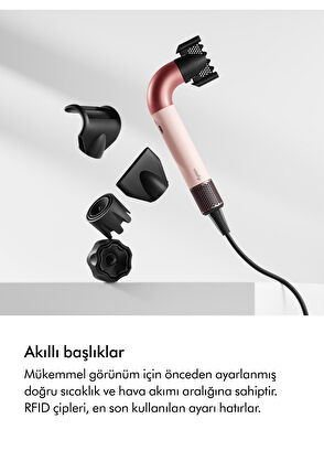 Dyson Supersonic r™ Saç Kurutma Makinesi Düz+Dalgalı (Ceramic Pink) - 7