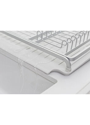 Brabantia Aluminum Light Grey Dish Rack - 7