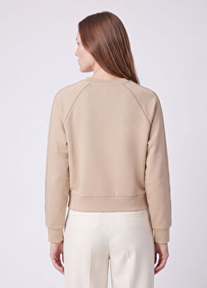 Beymen Club Beige Piping Detailed Sweatshirt - 3
