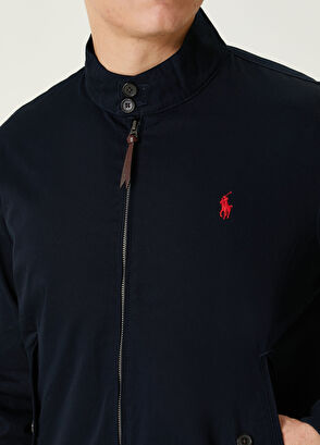 Lacivert Logo Nakışlı Mont - Görsel 6