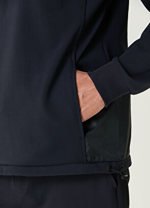 Beymen Club Navy Blue Hooded Garni Detailed Sweatshirt - 6