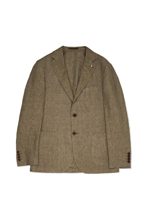 Beymen Club Light Khaki Linen Jacket - 9