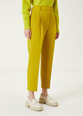 Beymen Club Sarı Pileli Pantolon - 3