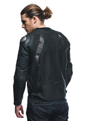 Dainese Avro 5 Blk Anthracite Deri Erkek Motosiklet Montu - 5