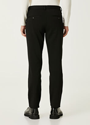 Black Waist Corded Chino Pants Beymen Club Black Waist Corded Chino Pants - 3