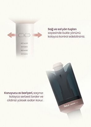 RC9588 KeratinCare 25 mm Otomatik Saç Maşası - Görsel 6