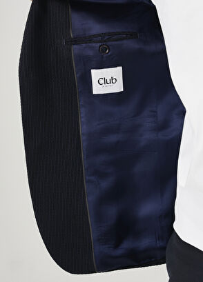 Beymen Club Lacivert Gofreli Ceket - 9