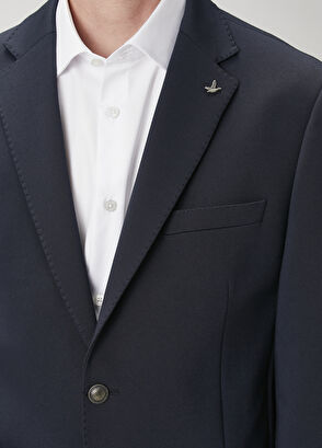 Beymen Club Lacivert Örme Blazer - 6