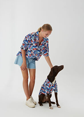 Hypet Fashion Hawaii Pamuklu Köpek Gömlek - 7