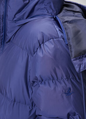 Beymen Club Midnight Blue Hooded Puff Coat - 6