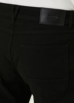 Beymen Club Siyah Biye Detaylı Gabardin Pantolon - 5