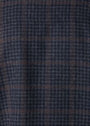 Beymen Club Anthracite Plaid Patterned Wool Overshirt - 10
