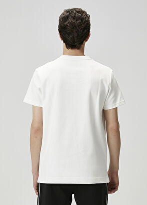 Beymen Club Beyaz Şerit Kaz Baskılı T-shirt - 5
