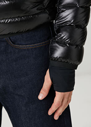 Siyah Puff Mont - Görsel 9