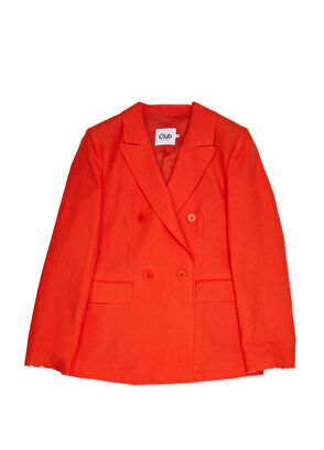 Beymen Club Coral Linen Blazer - 8