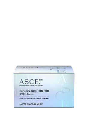 Asce Plus Eksozom İçeren Sunshine SPF50+ Cushion Pro 12 gr + 12 gr Refill  - 6