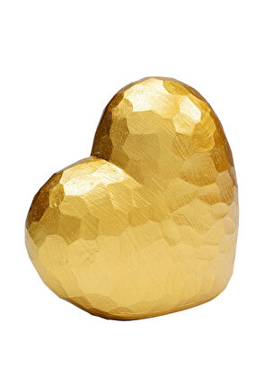Kare Design Heart Gold Dekoratif Obje - 3