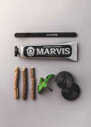 Marvis Amarelli Licorice Mint Meyankökü Diş Macunu 85 ml - 5