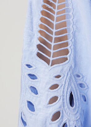 Beymen Club Mavi Nakışlı Gömlek - 7