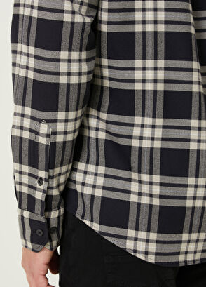 Beymen Club Navy Blue Plaid Shirt - 7