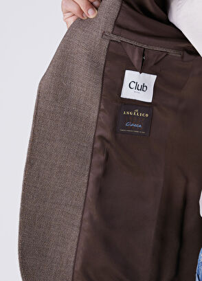 Beymen Club Tropical Havana Brown Wool Jacket - 8