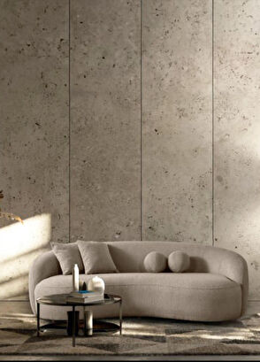 Bekaliving Gorki Kum Rengi Teddy Üçlü Kanepe - 7