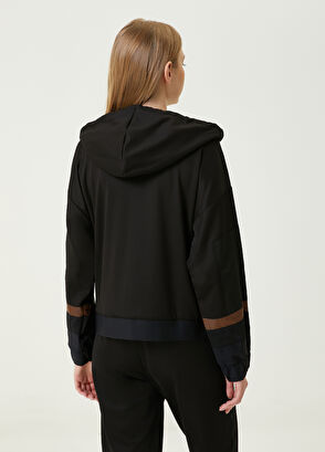 Beymen Club Siyah Kapüşonlu Garni Detaylı Sweatshirt - 6