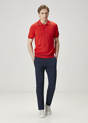 Beymen Club Red Goose Jacquard Polo Collar T-Shirt - 3