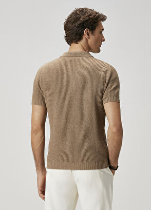 Beymen Club Bej Polo Yaka Triko - 6