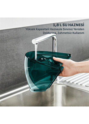 Tefal Pro Express Eco GV9E2 Mavi Buhar Kazanlı Ütü - 7