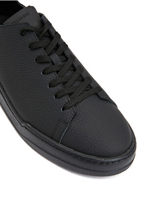 Divarese Siyah Erkek Deri Sneaker - 6