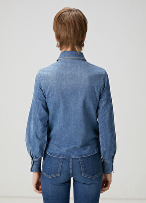Beymen Club Blue Denim Shirt - 5