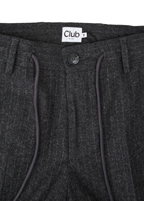 Beymen Club Regular Beli Kordonlu Silik Çizgili Spor Pantolon - 8