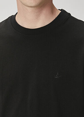 Beymen Club Relax Fit Siyah Basic T-shirt - 6