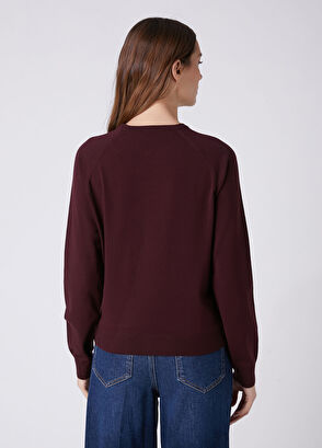 Beymen Club Burgundy Button Detailed Sweater - 5