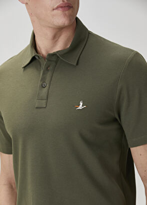 Beymen Club Comfort Fit Khaki Polo T-Shirt - 7