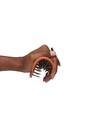 Manta Hair Curls Amber Orange Gold Brush for Thick and Curly Hair - 8